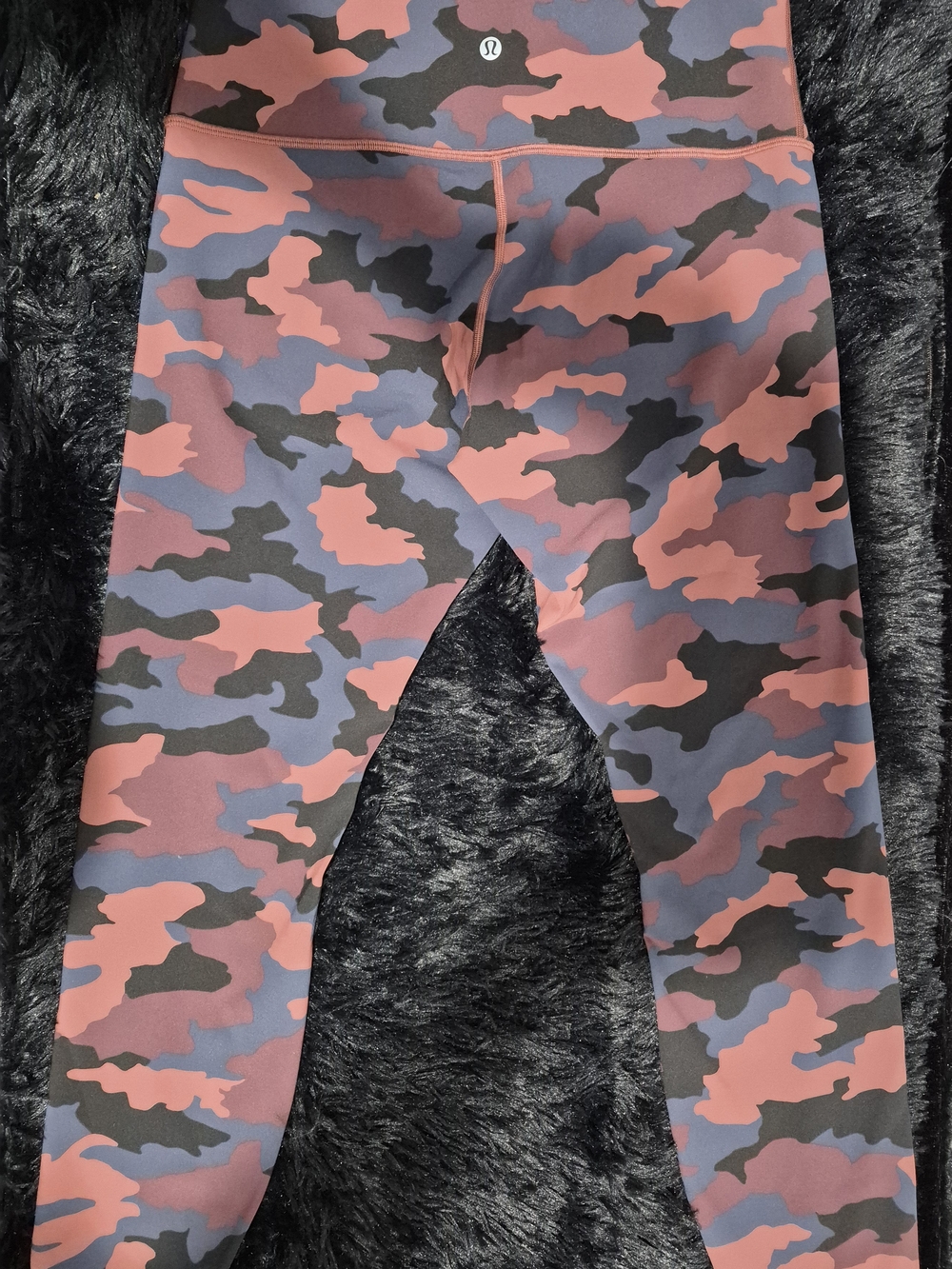 lululemon athletica Pink Camouflage Leggings CAPRI